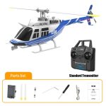 RC ERA C138 Bell 206 Flybarless RC Helicopter 6CH RTF 1:33 (Red) - Image 3