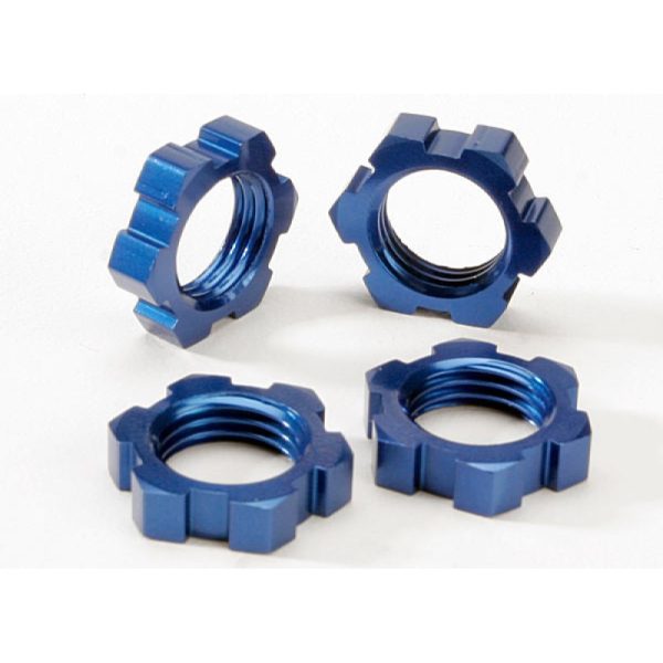 Traxxas Wheel Nuts 17mm Blue (4)