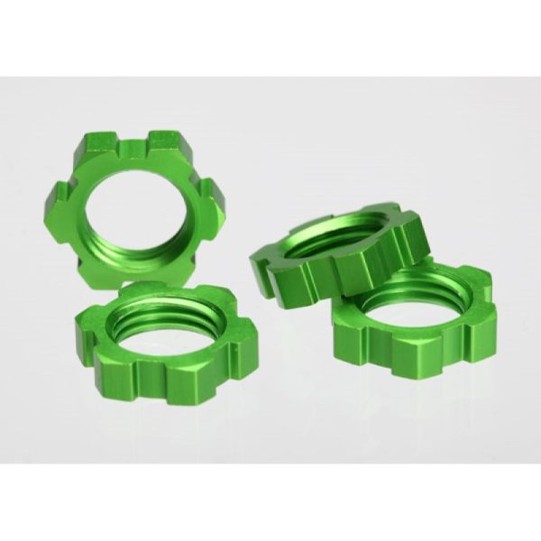 Traxxas Wheel Nuts 17mm Green (4)